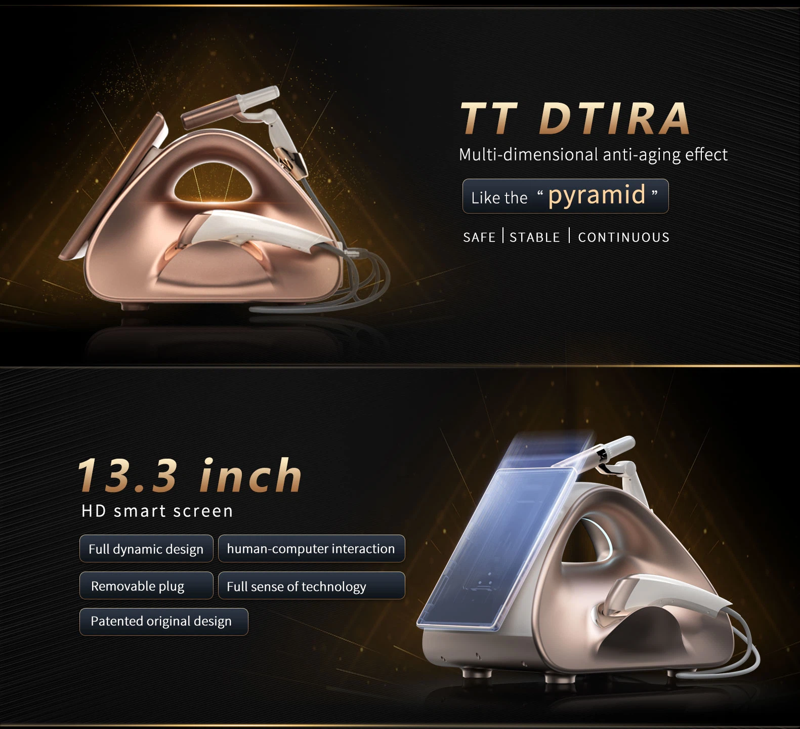 22d hifu face lifting machine