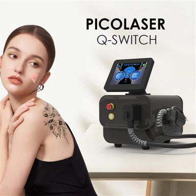 Q Switch ND-YAG Laser Tattoo Removal Machine Double Rods Combination Laser